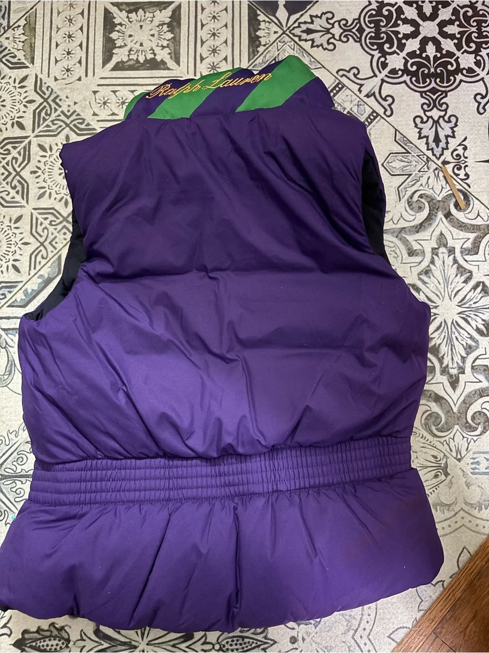 Ralph Lauren Purple Puffer Vest